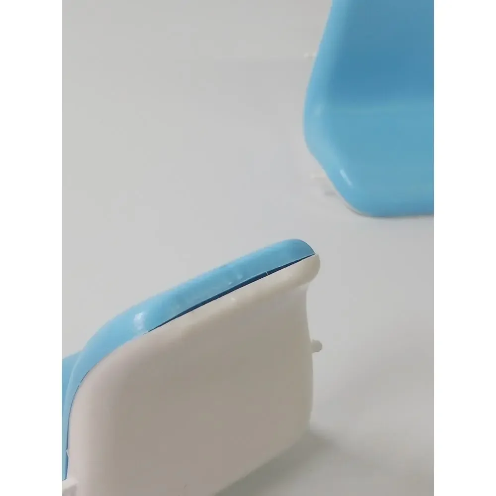 1977 Vintage Barbie Dream House 2 Kitchen Dining Chair Replacement Seats No Legs